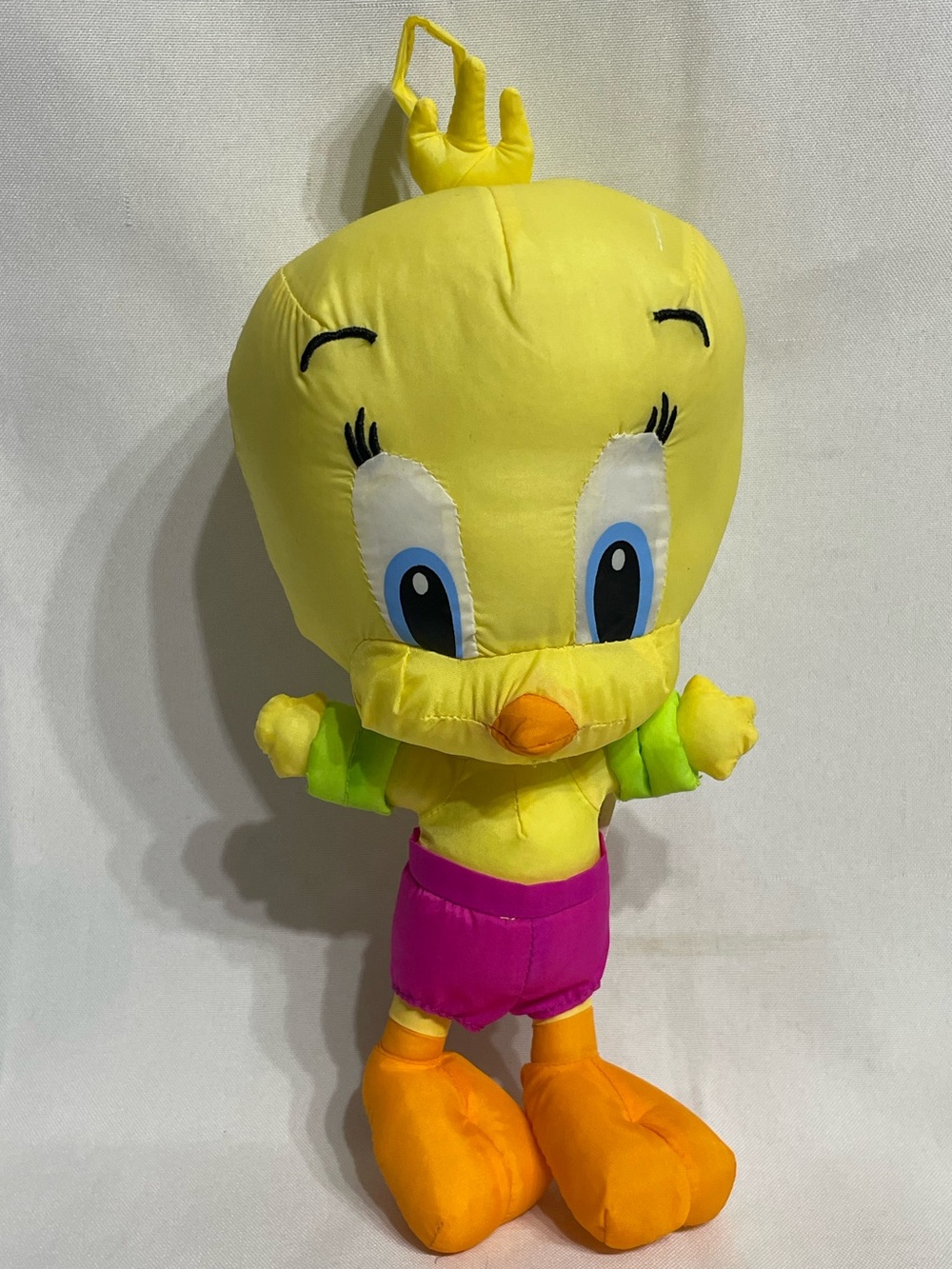 Vintage Fisher-Price Baby Looney Tunes Bath Time Fun Baby Tweety nylon plush toy